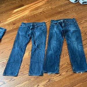 Joe's Jeans Men's Straight Jeans in Dark Blue 2 pairs for one price